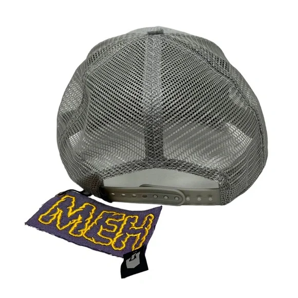 GOORIN BROS Animal Farm ‘Limited Edition’ Meh Lazy Bear Trucker Hat Gray Purple